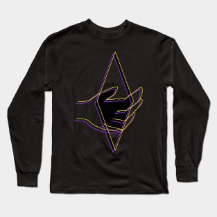 Multi Dimension Hand Long Sleeve T-Shirt